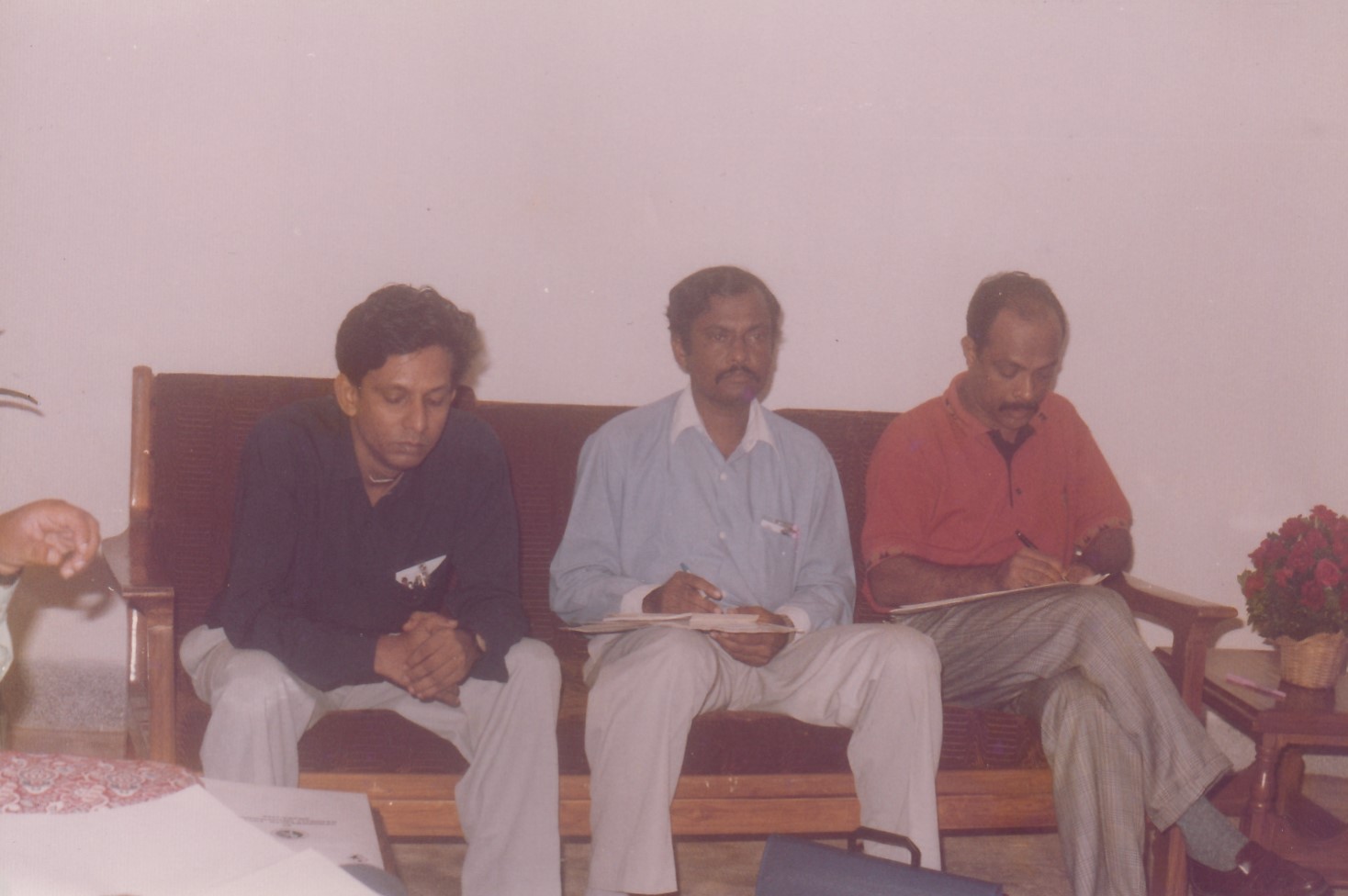 From left General Secretary Asaduzzaman Kohinoor, Adv. Abdul Hakim, Capt. Monir Ikbal
